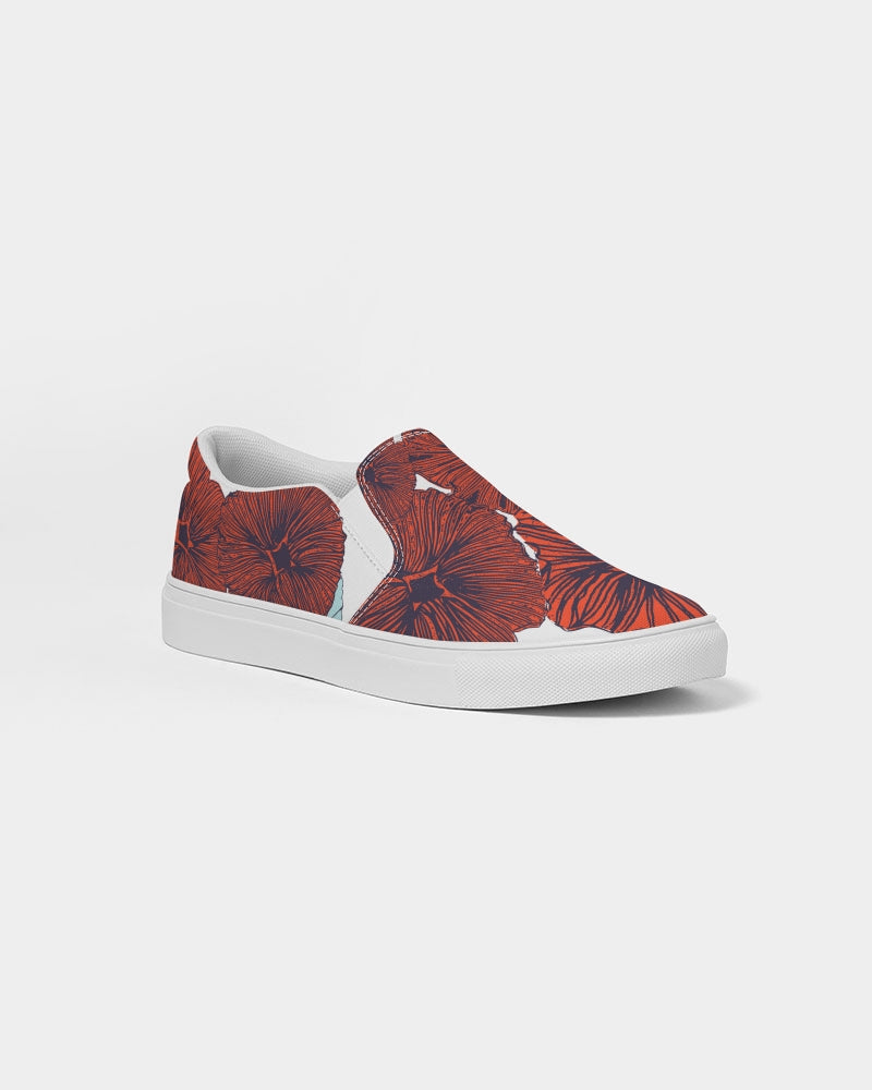 Women's Slip-On Shoes -  Floral Print