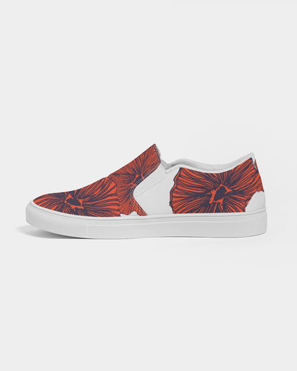 Women's Slip-On Shoes -  Floral Print