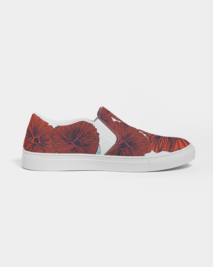 Women's Slip-On Shoes -  Floral Print