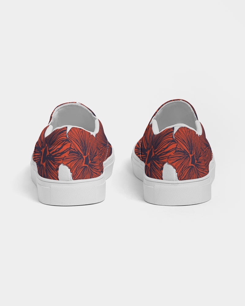 Women's Slip-On Shoes -  Floral Print