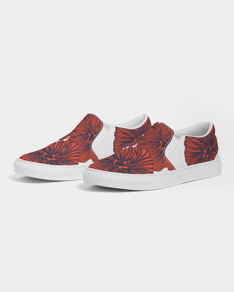 Women's Slip-On Shoes -  Floral Print