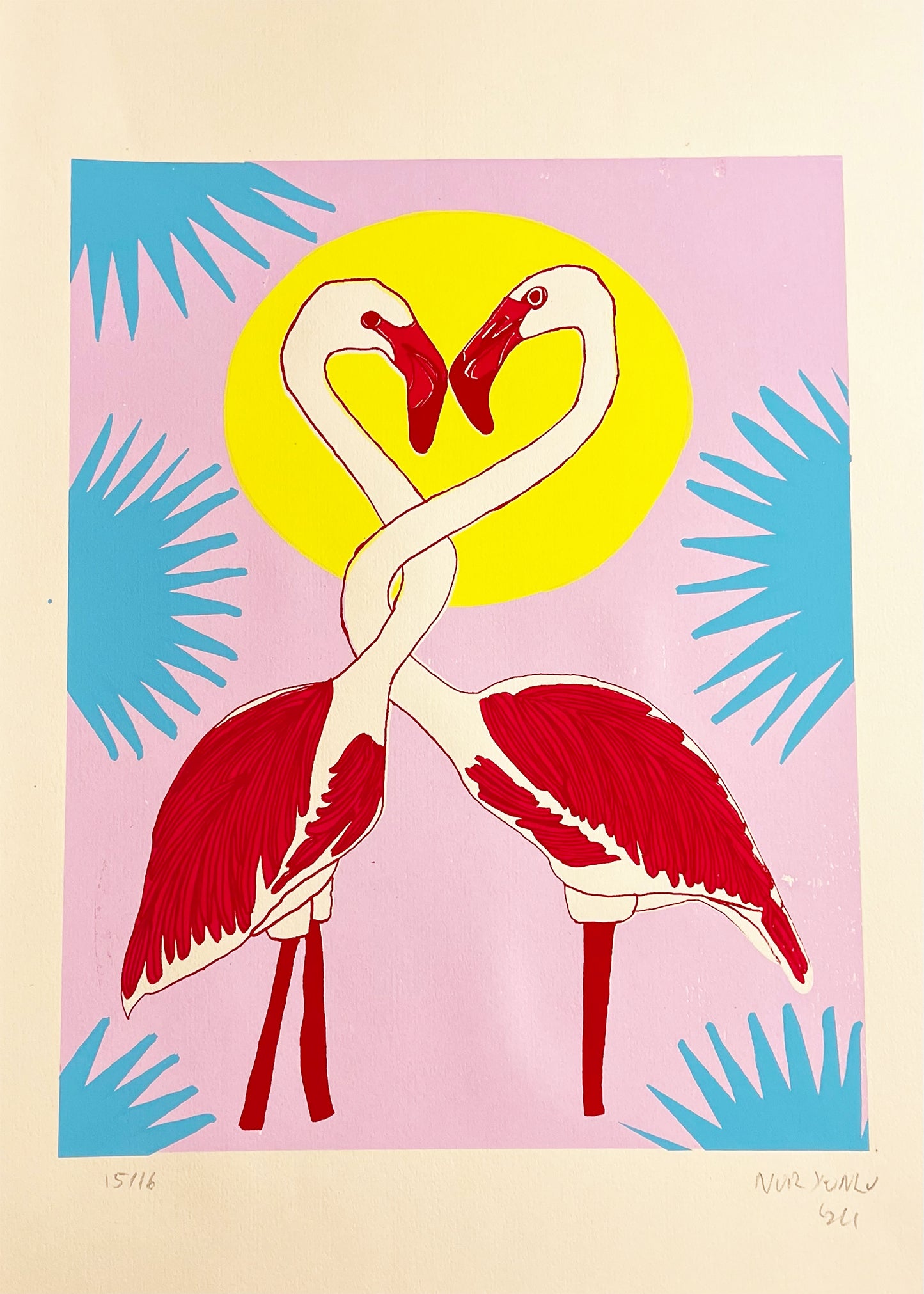 Flamingo Print